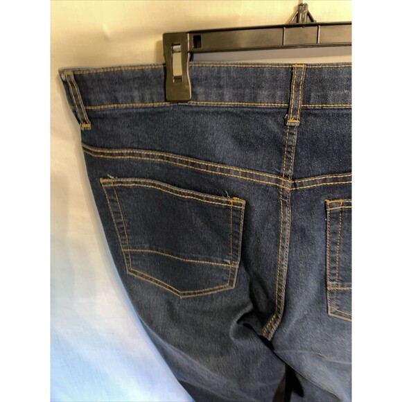 Rugby University Straight Jeans Men’s Sz 38x27 Blue Adjusted Inseam 27 Stretch - Picture 10 of 12